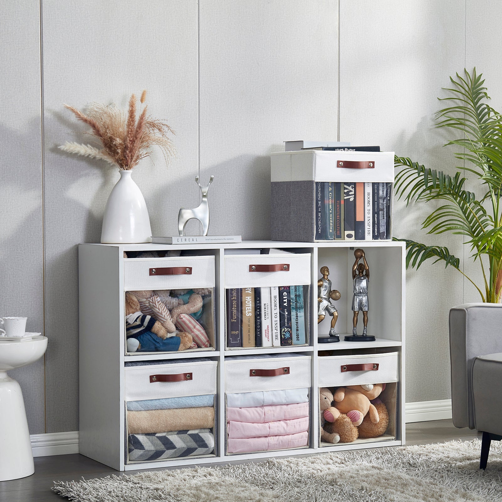 Clear Windows Storage Cubes